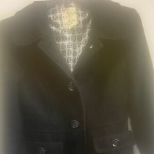 Anthropologie Dress Coat black XS